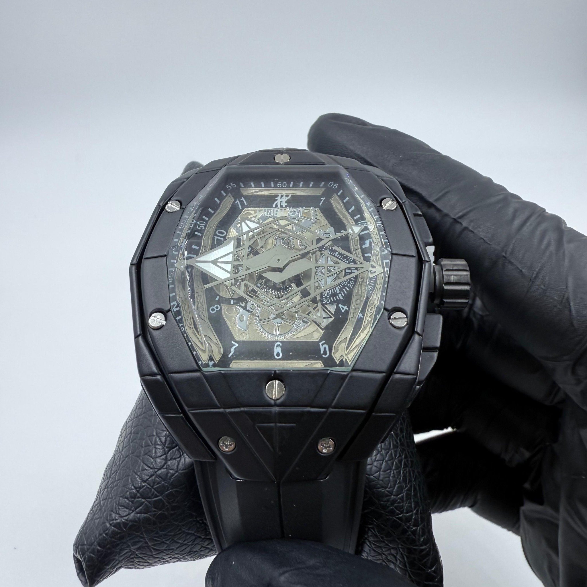 RELOJ HUBLOT A2 NEGRO-PLATEADO