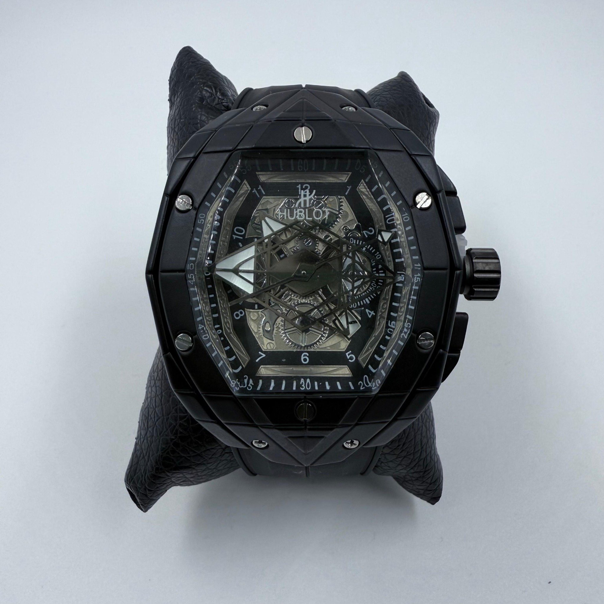 RELOJ HUBLOT A2 NEGRO-PLATEADO