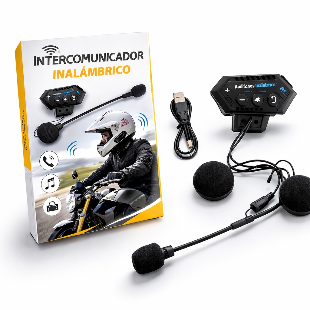 INTERCOMUNICADOR BT12 PARA CASCO