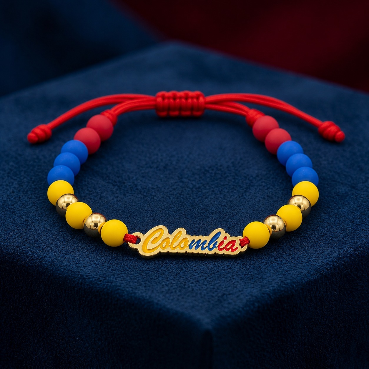 PULSERA PUEBLO COLOMBIANO EN RODIO