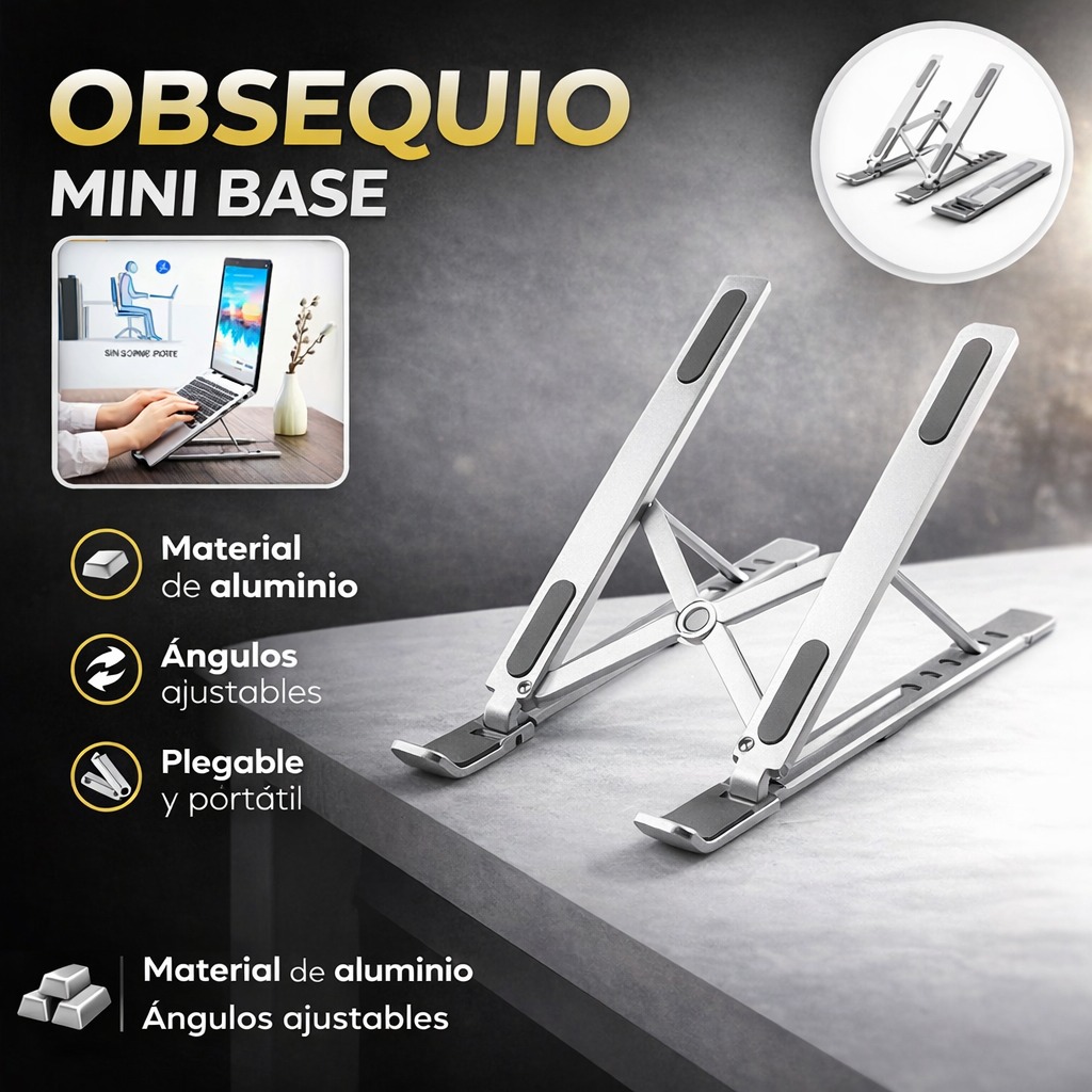 BASE PARA PORTATIL Y TABLET HOLDPC-102