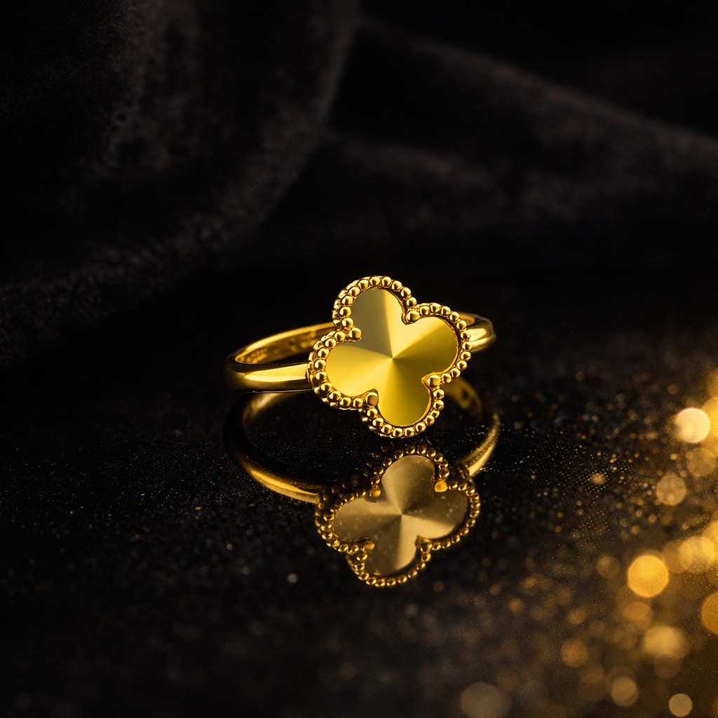 ANILLO VAN CLEEF DORADO