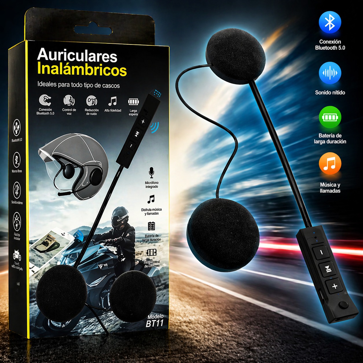 INTERCOMUNICADOR BLUETOOTH BT8