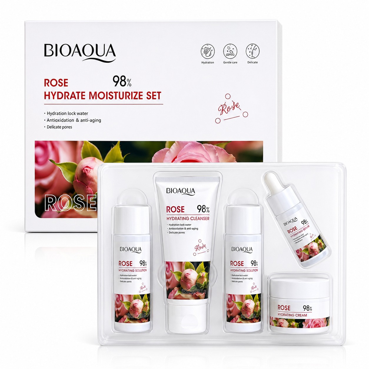KIT FACIAL VIAJERO ROSAS BQY09580