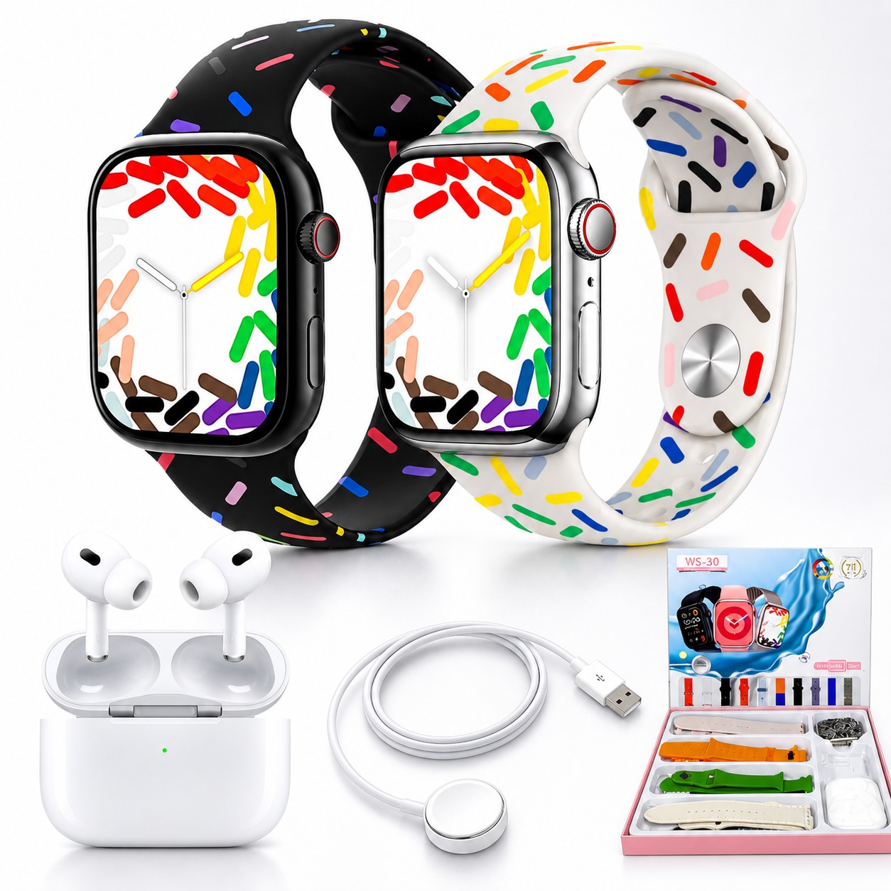 SMART WATCH 7 PULSOS + AUDIFINOS BLUETOOTH