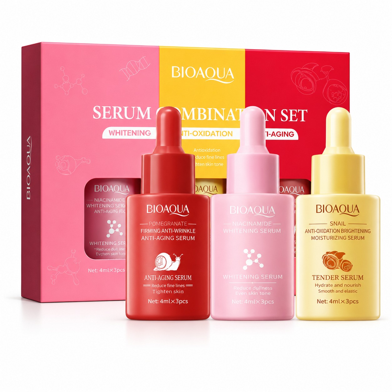 KIT 3 SUEROS PIEL NUTRITIVOS BIOAQUA BQY43511