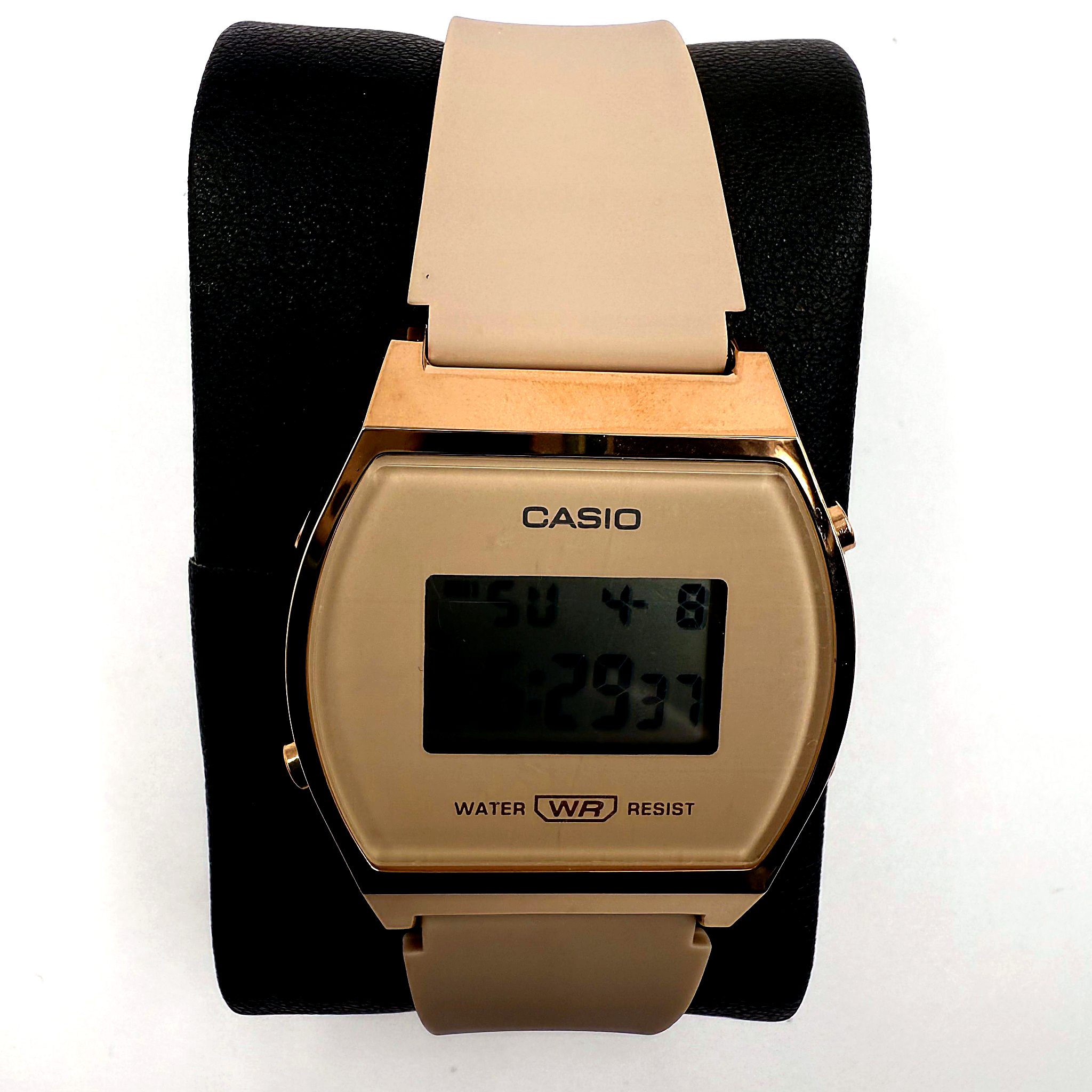 CASIO ORO ROSA MANILLA PLASTICO