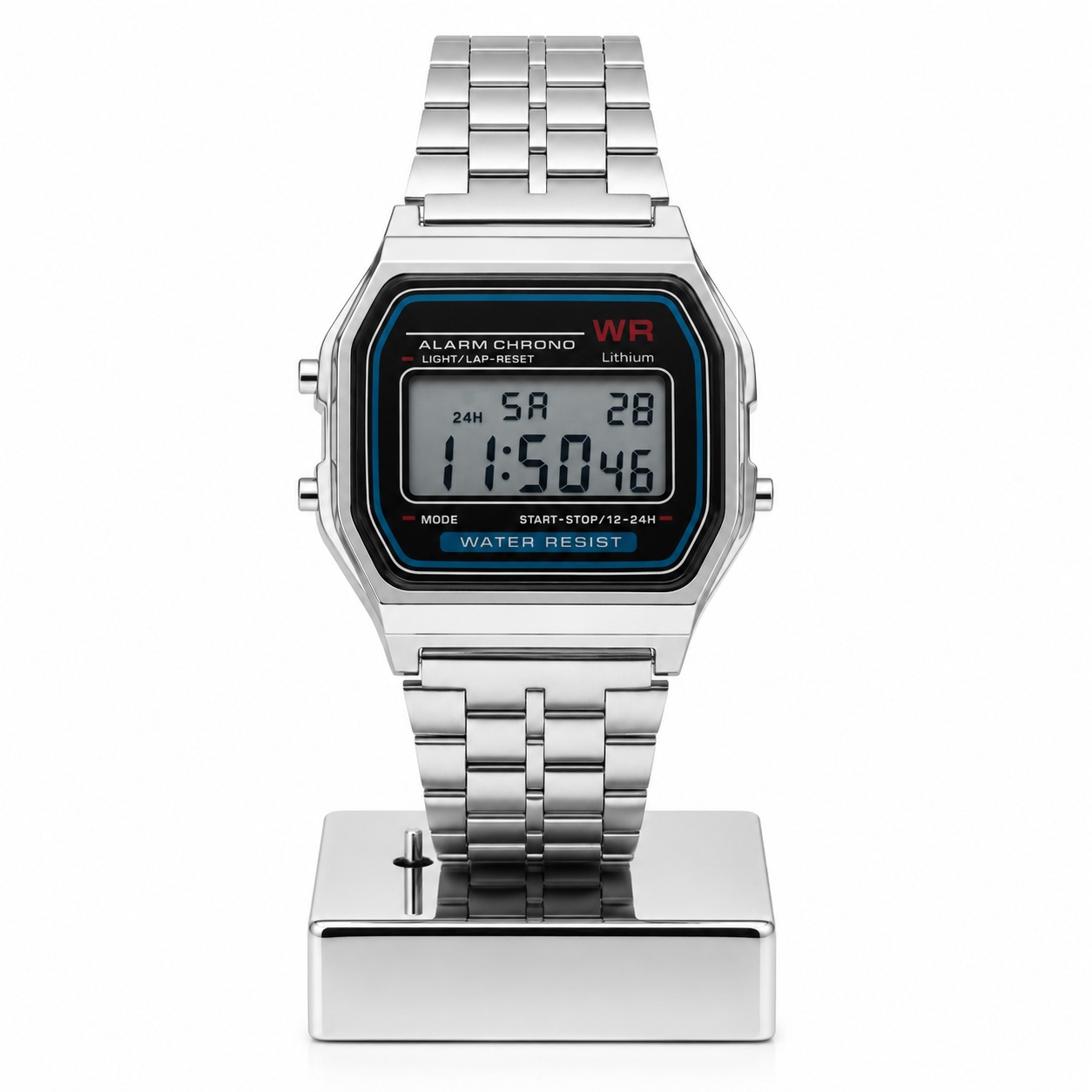 CASIO ESTILO RELOJ PLATA ECONOMICO