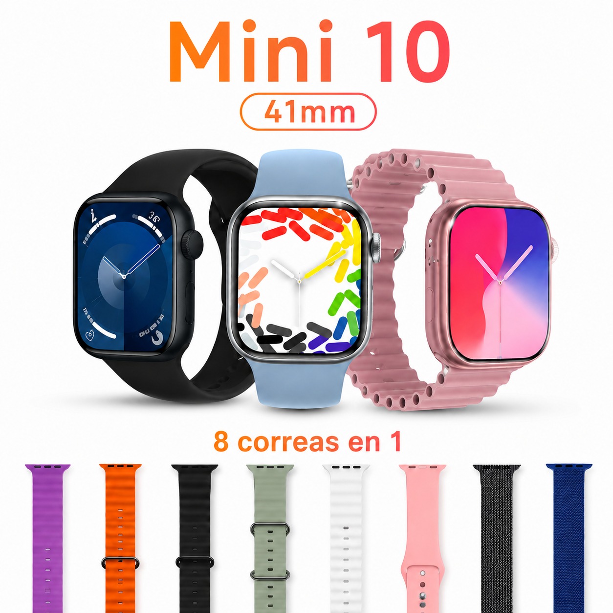 SMARTWACHT MINI 8 EN 1