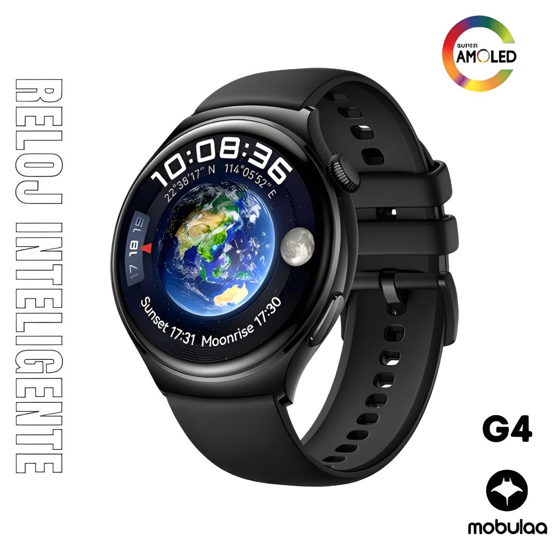 SMART WATCH G4 MOBULA NEGRO SMART WATCH G4 MOBULA NEGRO