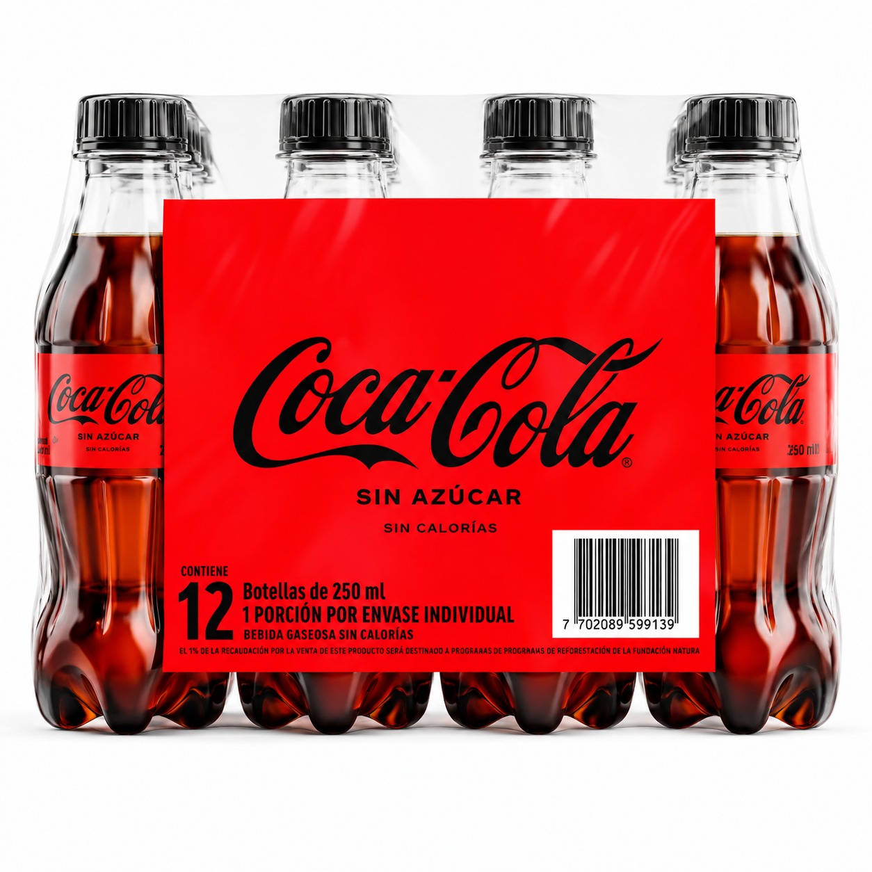 X12 UNIDADES PACA COCA COLA ZERO 250ML