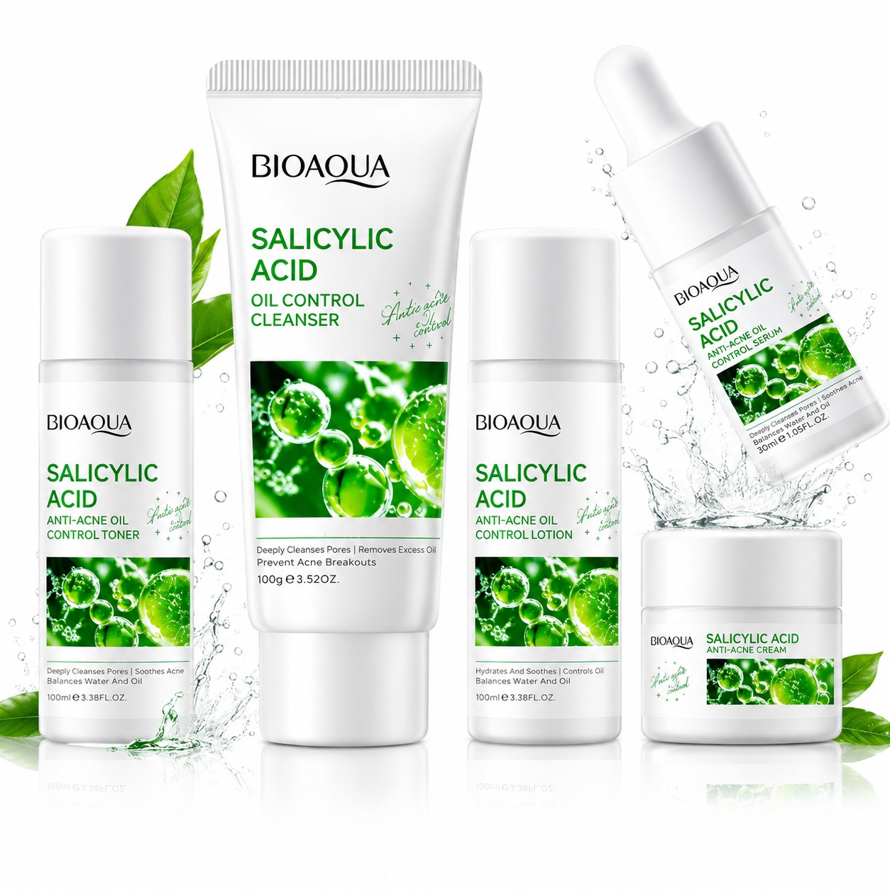 KIT FACIAL VIAJERO AC SALICILICO (5 PRODUC) BIOAQU