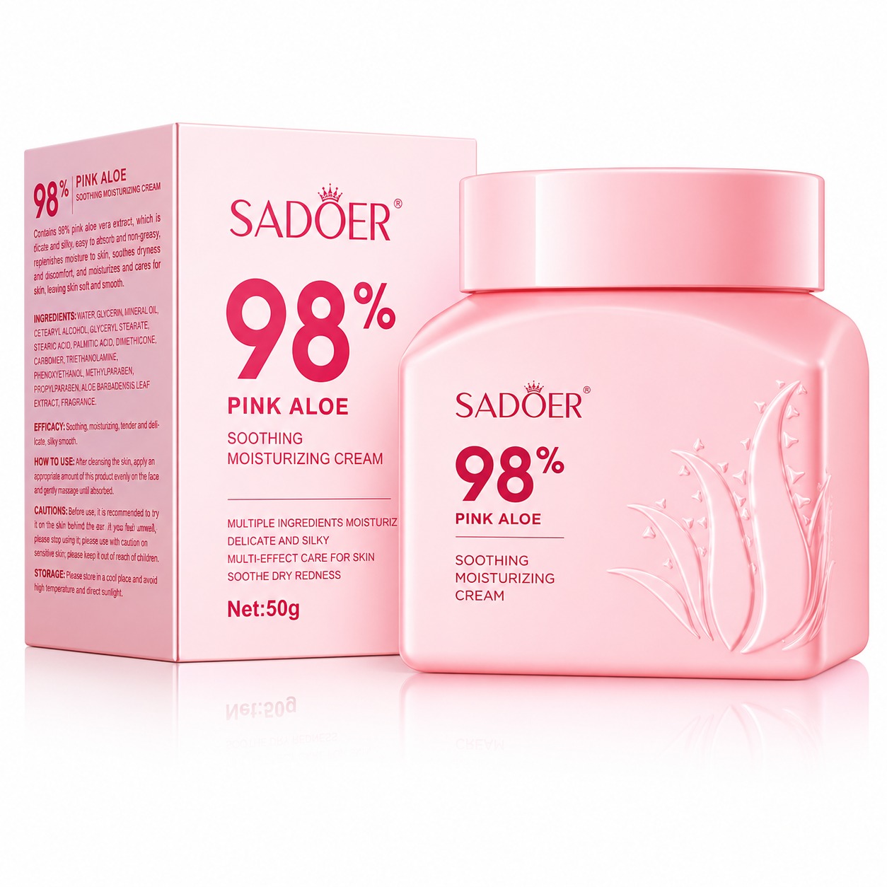 CREMA HIDRATANTE ALOE ROSADO SADO SD86952