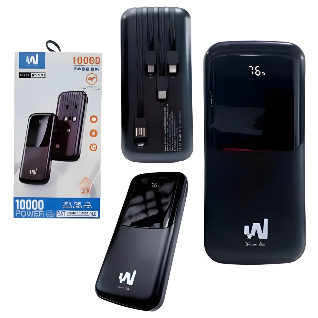POWER BANK 10000 MAH CON CABLE POWER BANK 10000 MAH CON CABLE