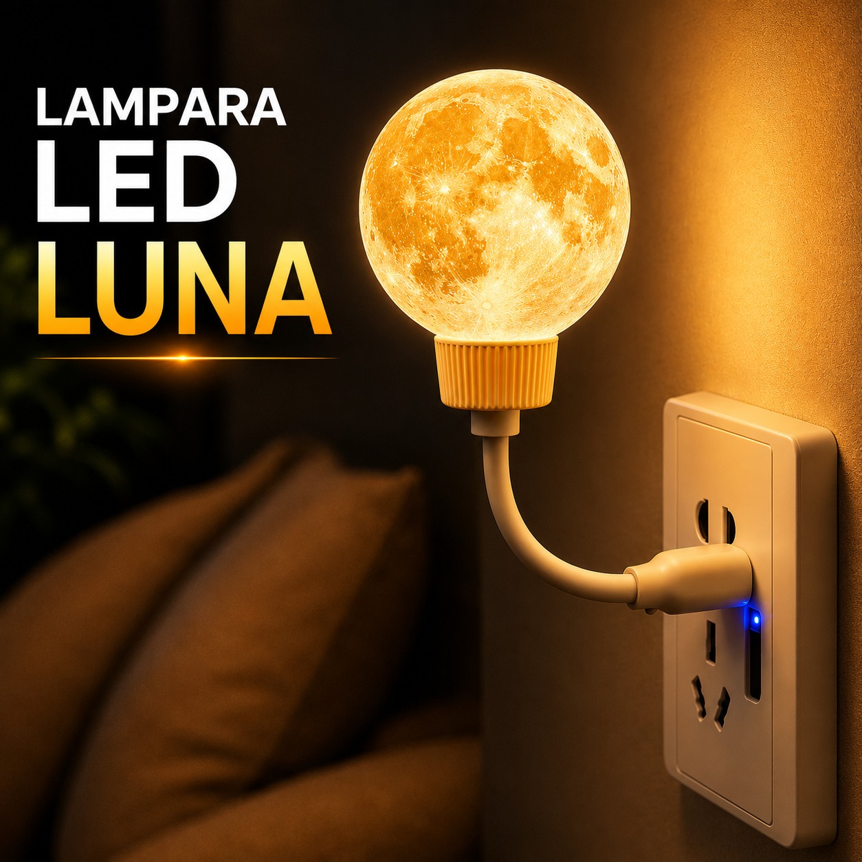 LAMPARA LED LUNA