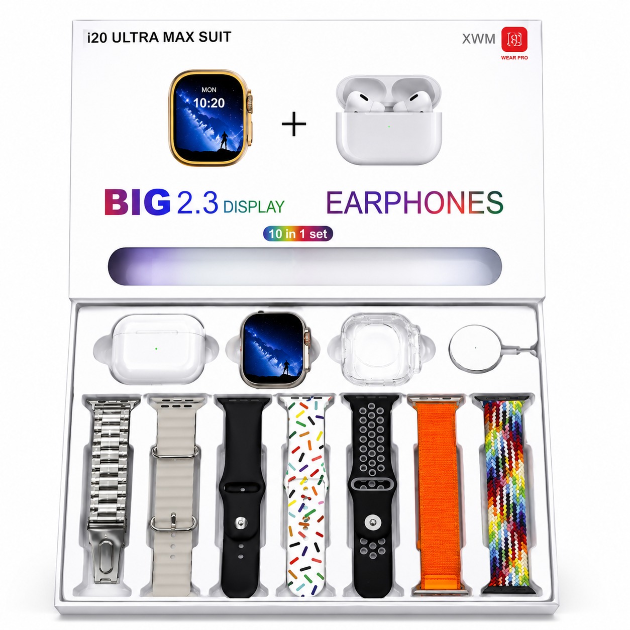 SMART WATCH + AUDIFONOS I20
