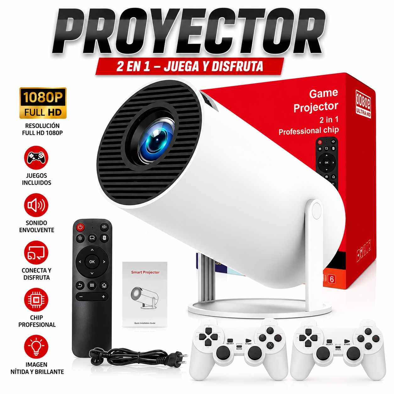 PROYECTO CON JUEGOS Y CONTROLES H300 MAX