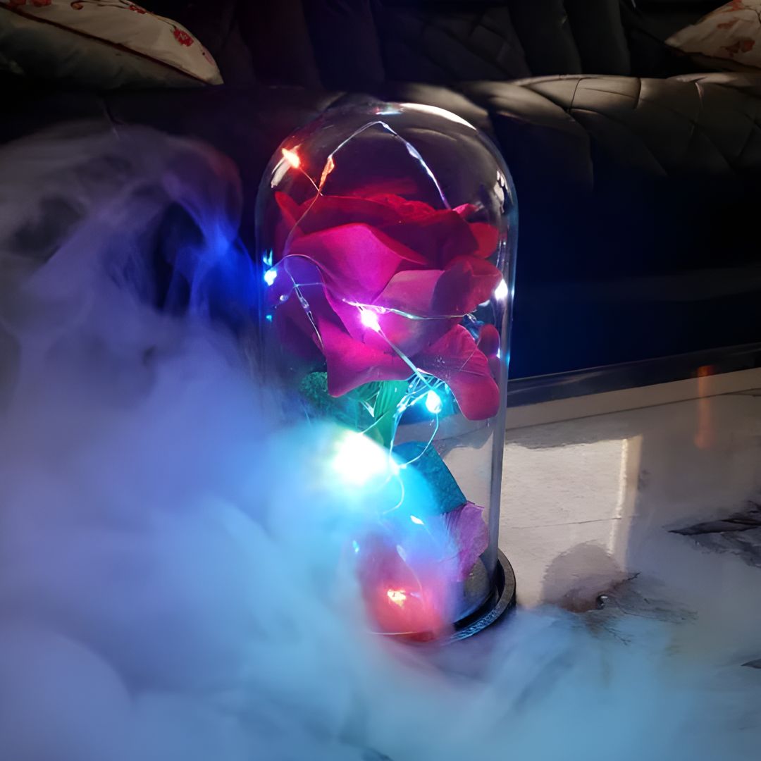 FLOR CON LUCES AMOR Y AMISTAD