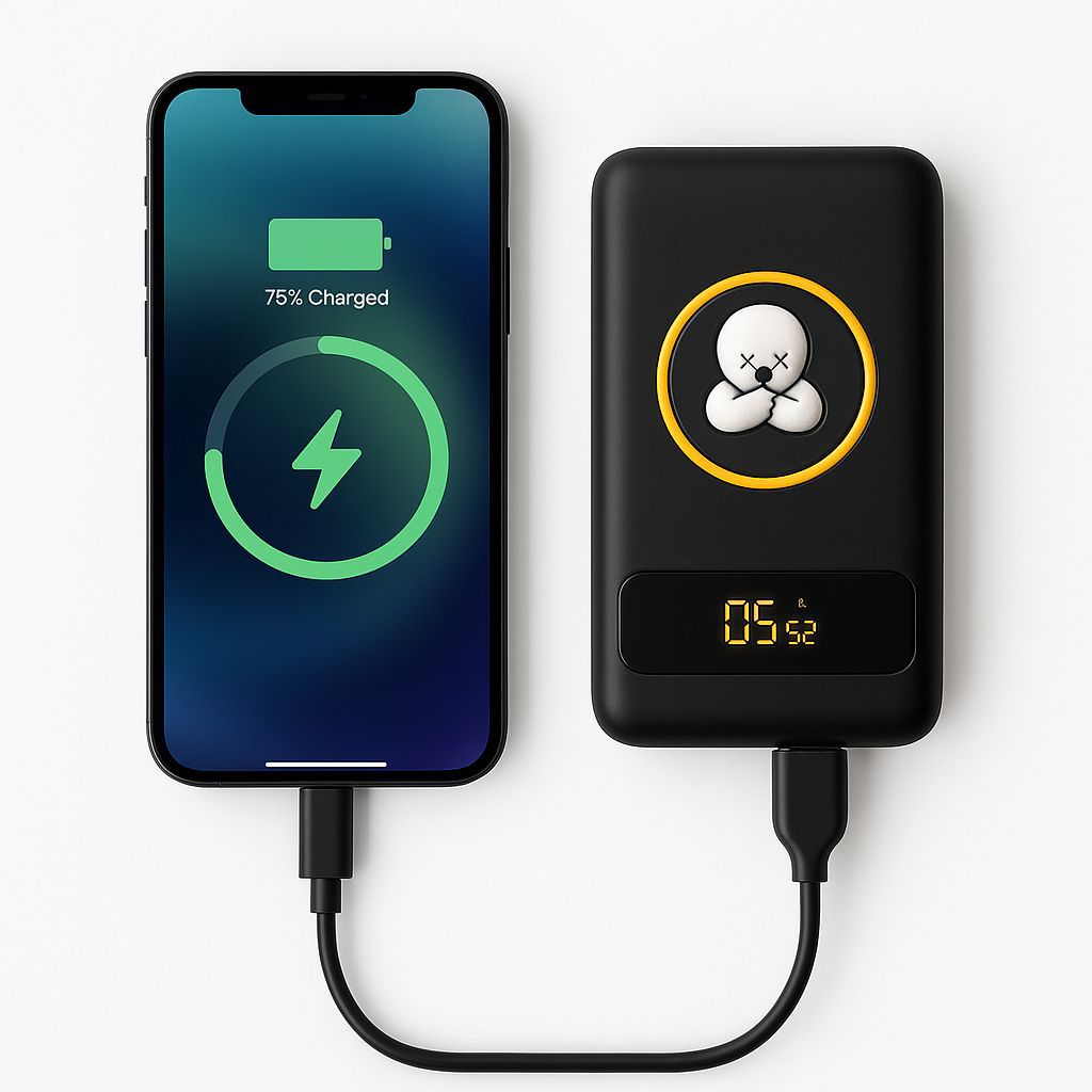 POWER BANK TRANSPARENTE 10.000MAH