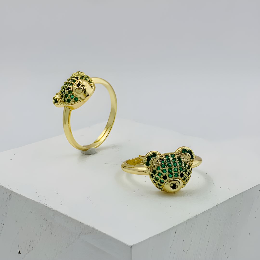 ANILLO EN RODIO OSO