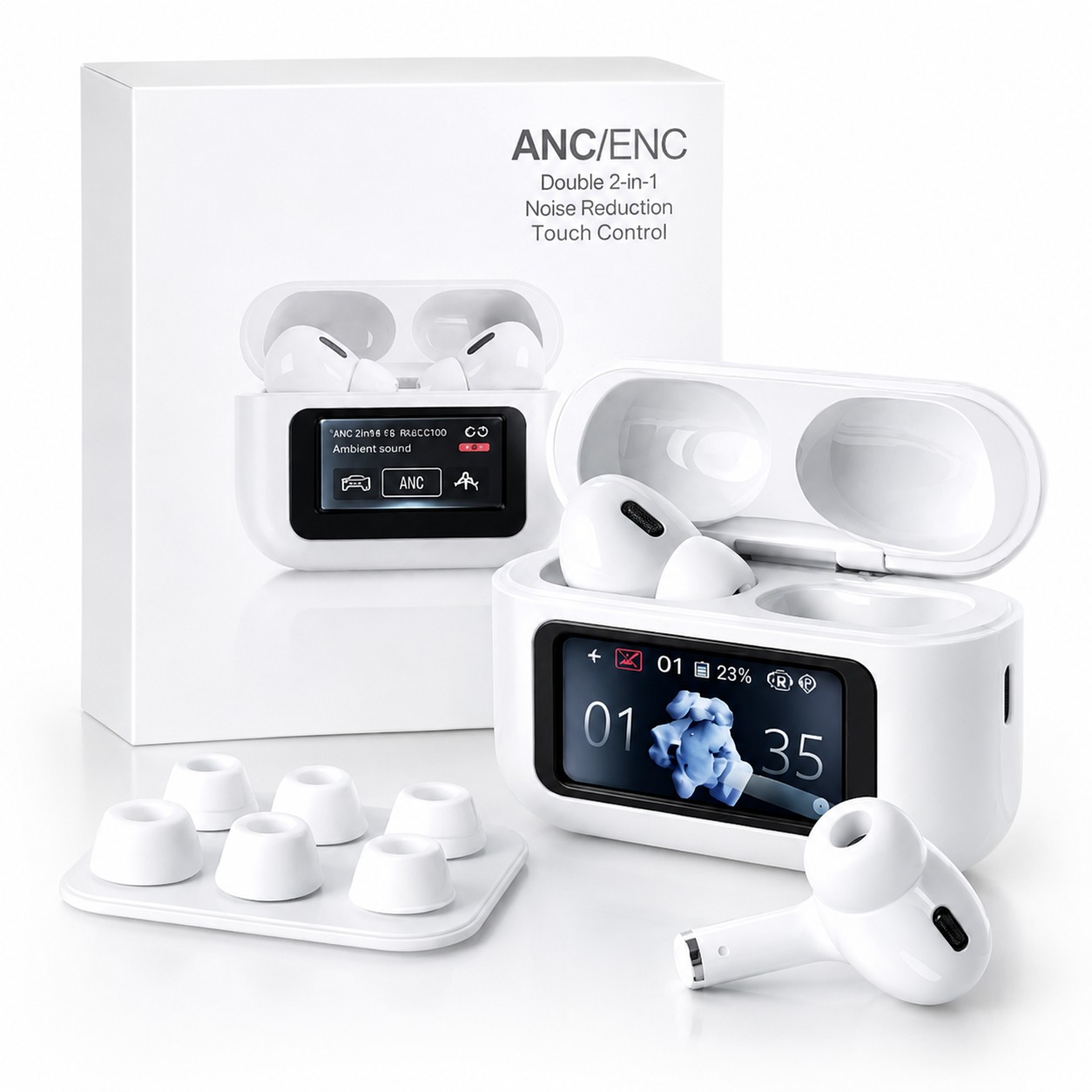 ANC AIRPODS PANTALLA TACTIL