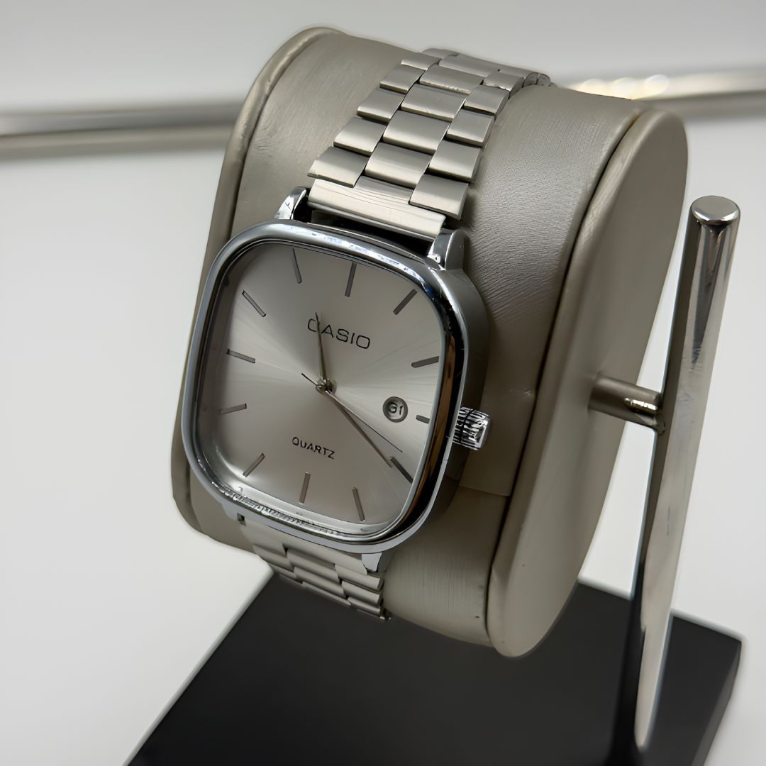 CASIO HOMBRE PLATIADO A2