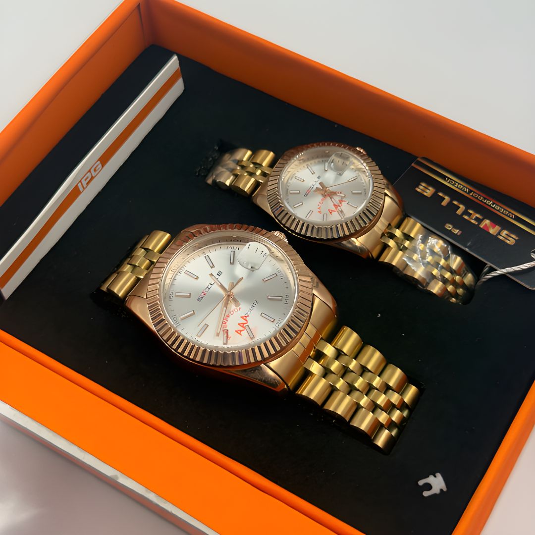 ORIGINAL PAREJA SNILLE ORO ROSA