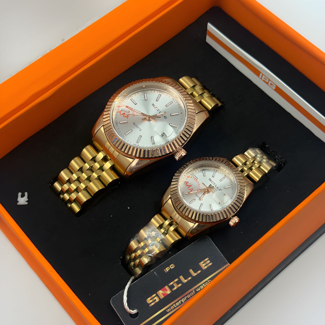 ORIGINAL PAREJA SNILLE ORO ROSA