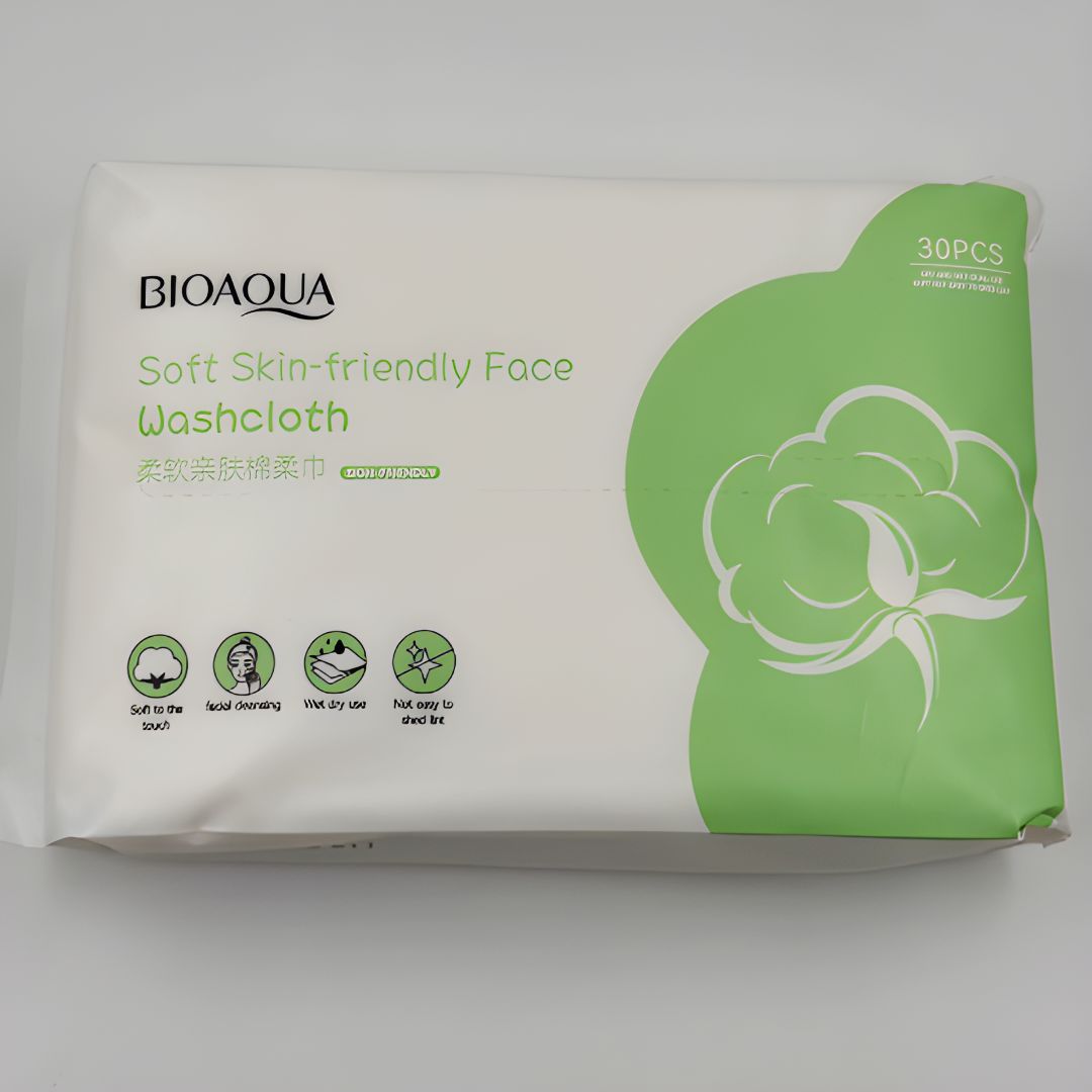 PAÑITOS DESMAQUILLANTES BIOAQ 30 PIEZAS