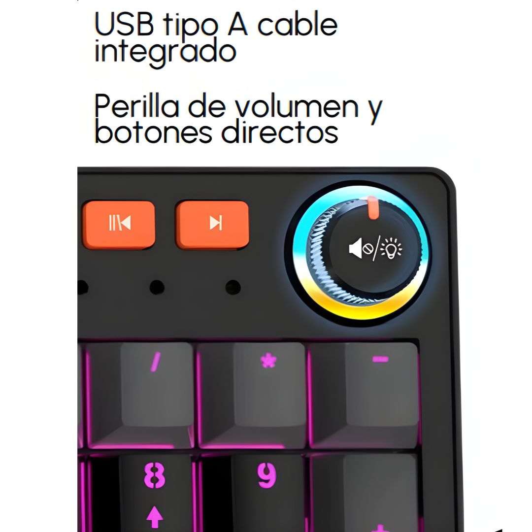 TECLADO MECÁNICO RGB
