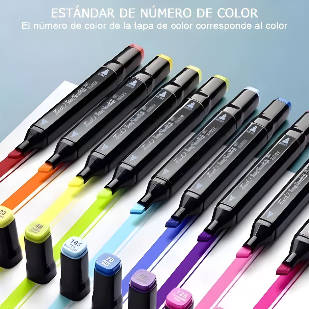 X80 MARCADORES DOBLE PUNTA