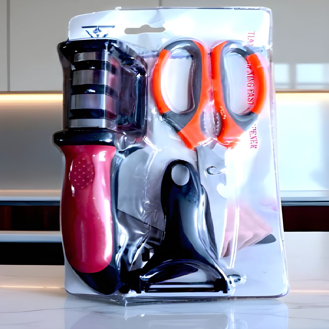 SET AFILADOR+TIJERAS + PELADOR