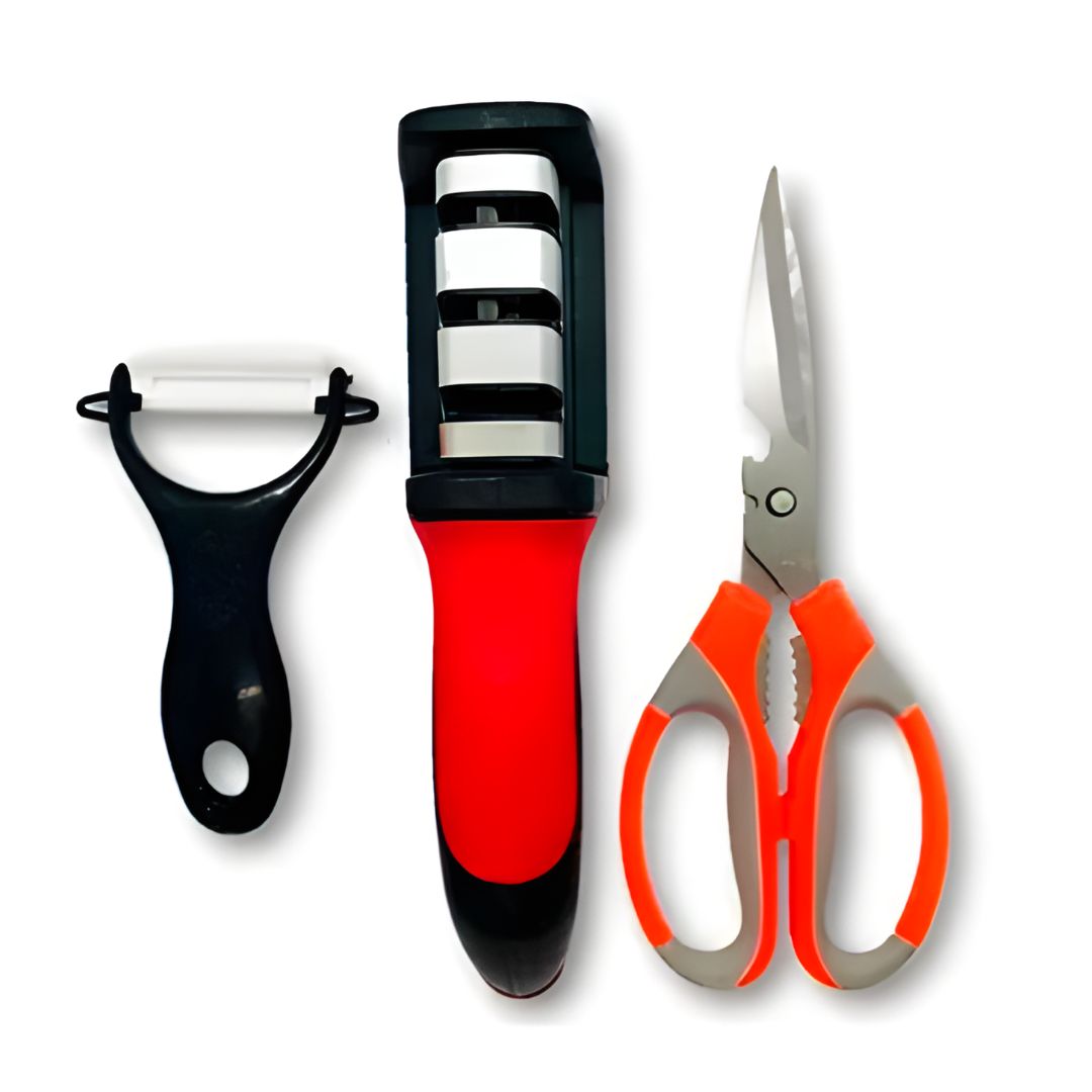 SET AFILADOR+TIJERAS + PELADOR