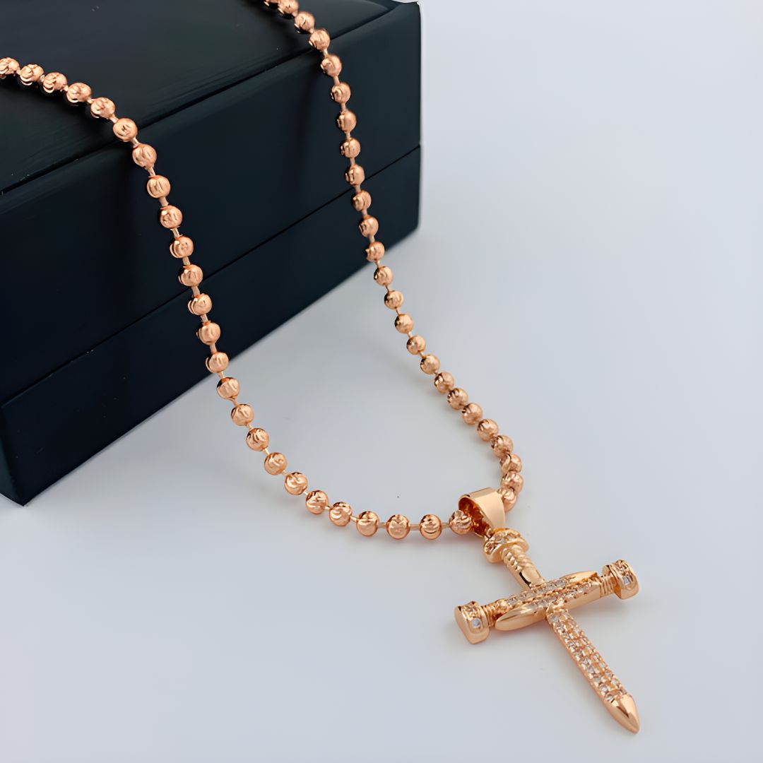 CADENA Y DIJE EN RODIO CRUZ A7