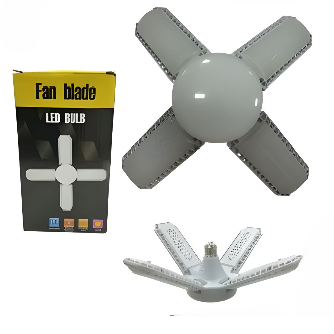 LAMPARA LED 4 ASPAS 60W