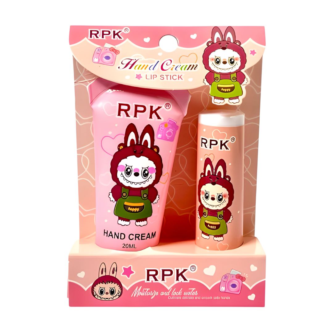 SET CREMA DE MANOS Y LIP BALM MAGICO LABUBU