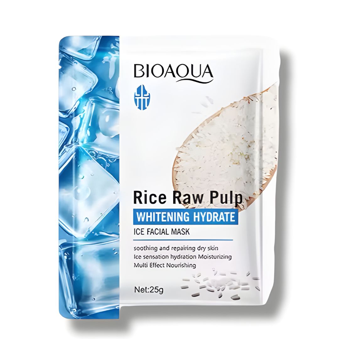 MASCARILLA HIDRATANTE DE VELO DE PULTA DE ARROZ