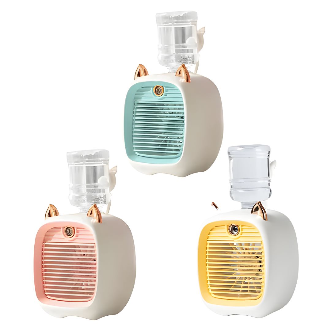 VENTILADOR HUMIDIFICADOR PORTATIL