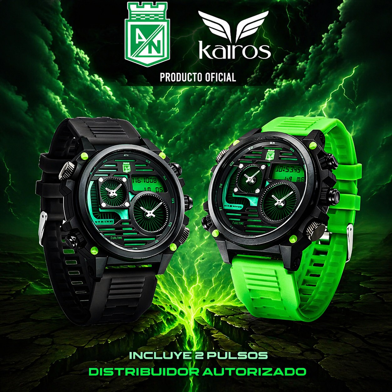 RELOJ OFICIAL ATLETICO NACIONAL