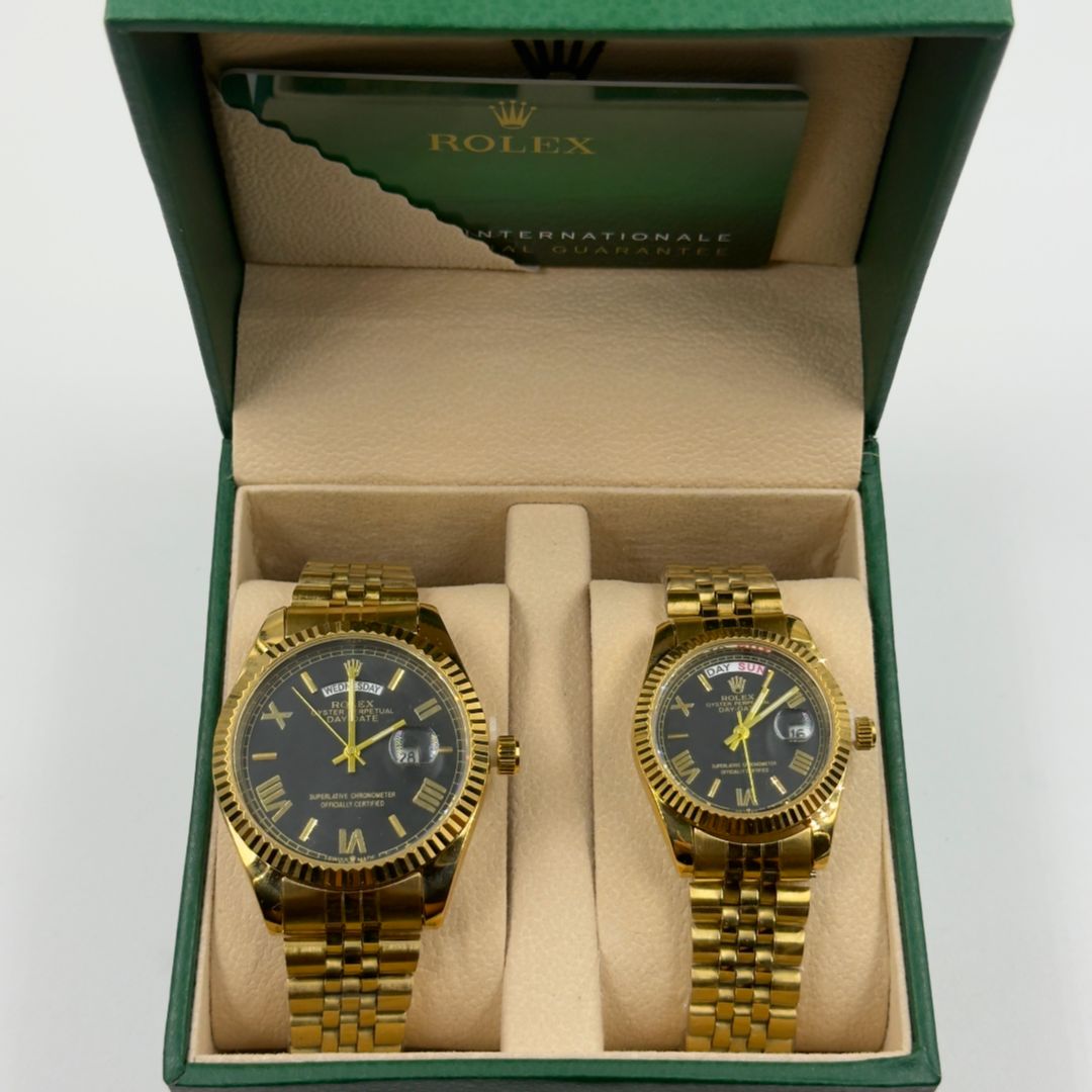 COMBO ROLEX HOMBRE Y DAMA LUJO A2