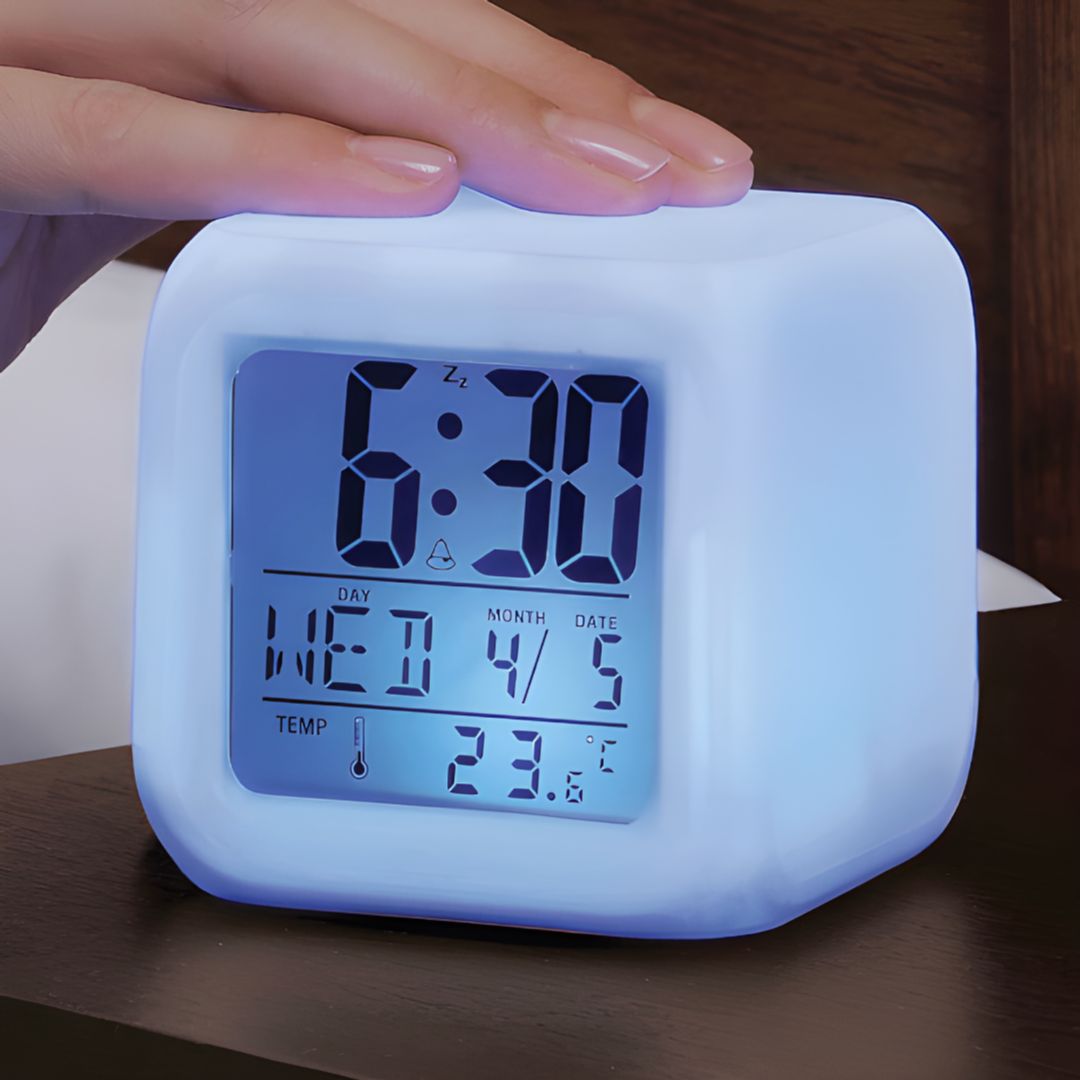 RELOJ RGB DESPERTADOR