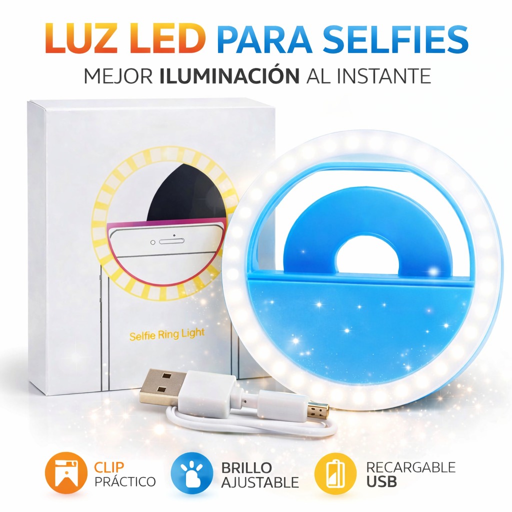LUZ SELFIE RECARGABLE