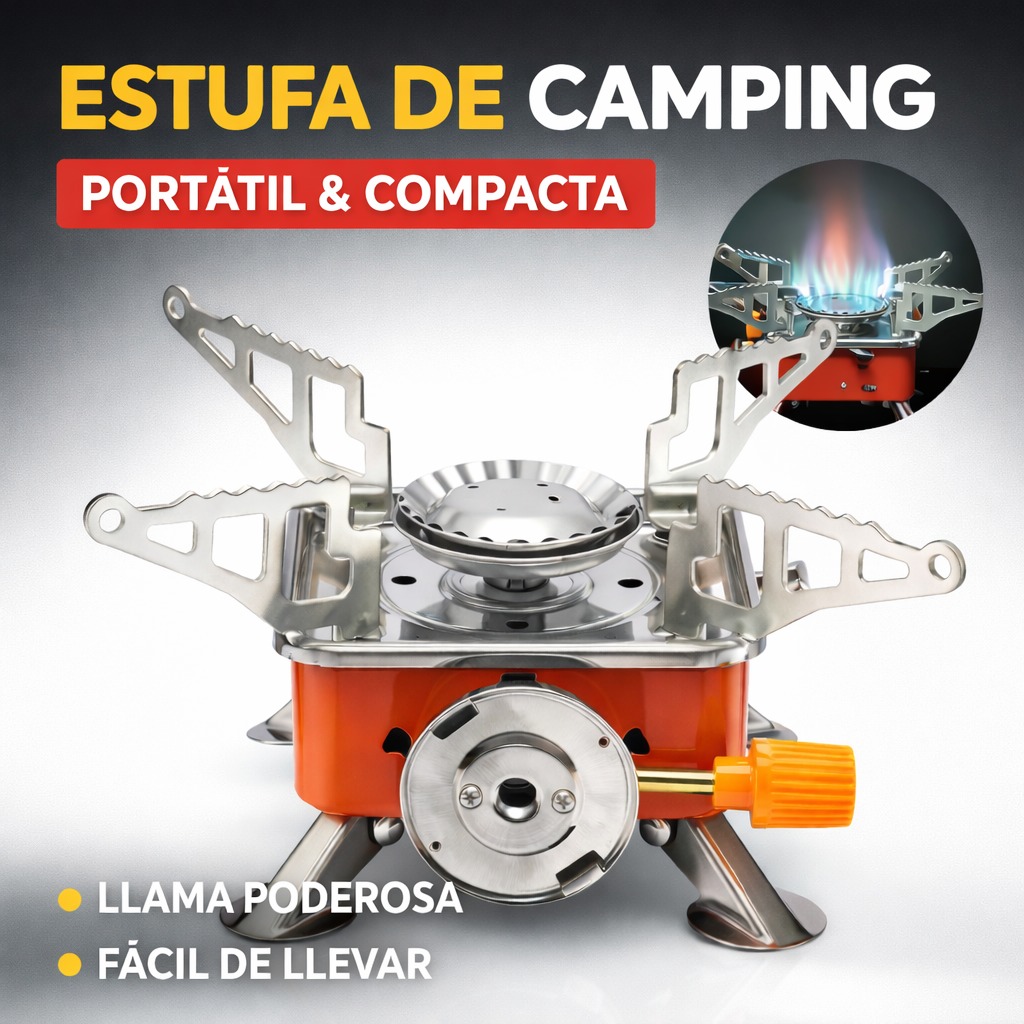 ESTUFA CAMPING PORTATIL