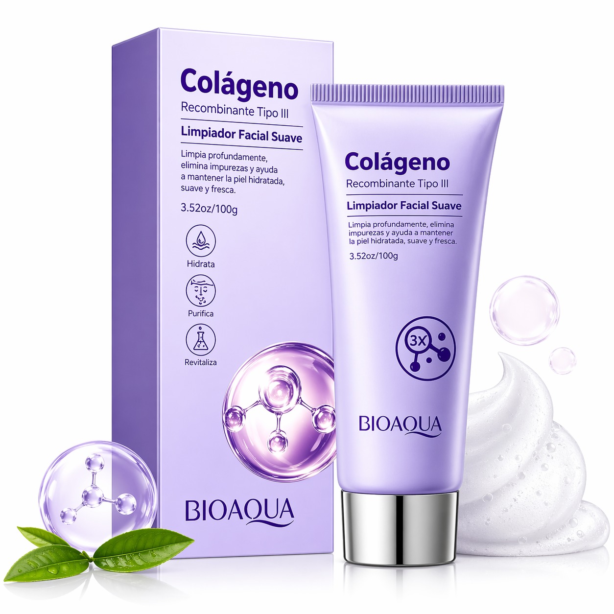 JABON FACIAL ACTIVACION DE COLAGENO ANTIENVEJECIMIENTO