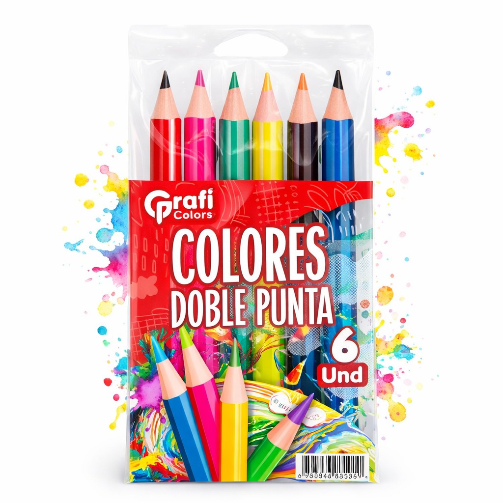 COLORES DOBLE PUNTA X6 GRAFI